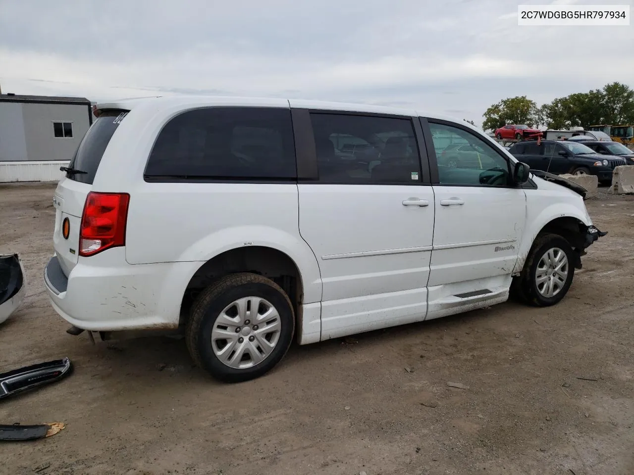 2C7WDGBG5HR797934 2017 Dodge Grand Caravan Se