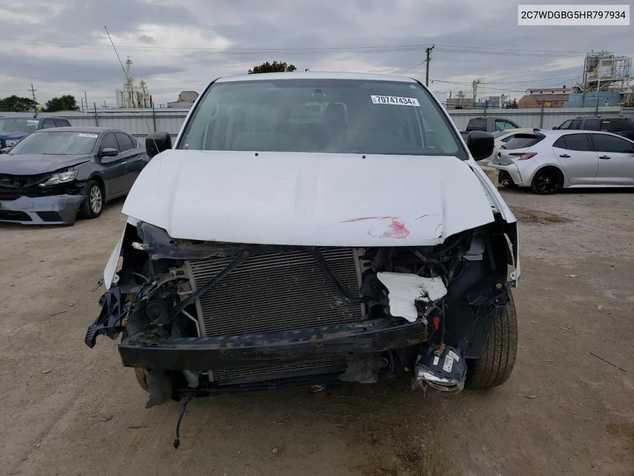 2C7WDGBG5HR797934 2017 Dodge Grand Caravan Se