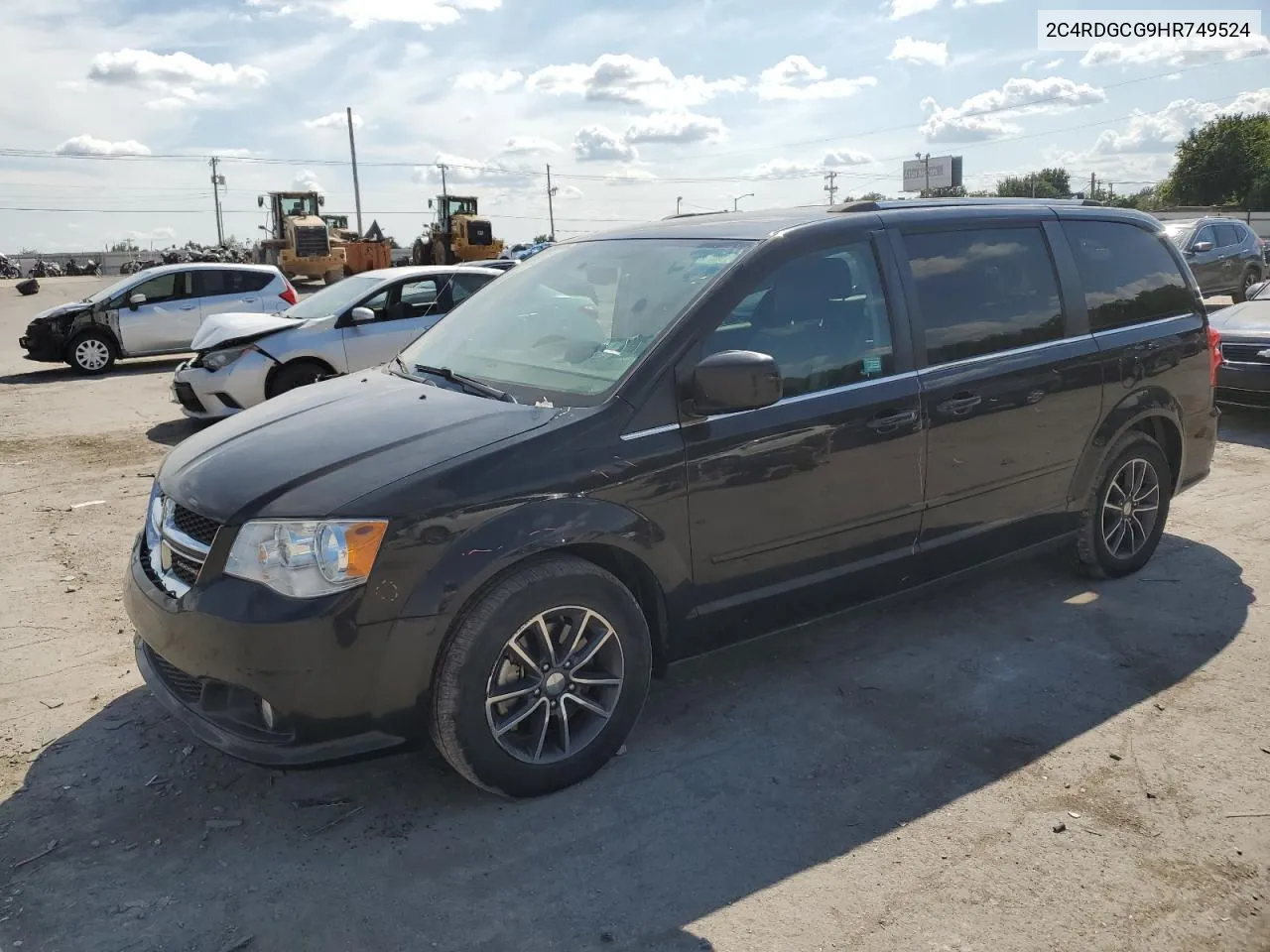 2C4RDGCG9HR749524 2017 Dodge Grand Caravan Sxt