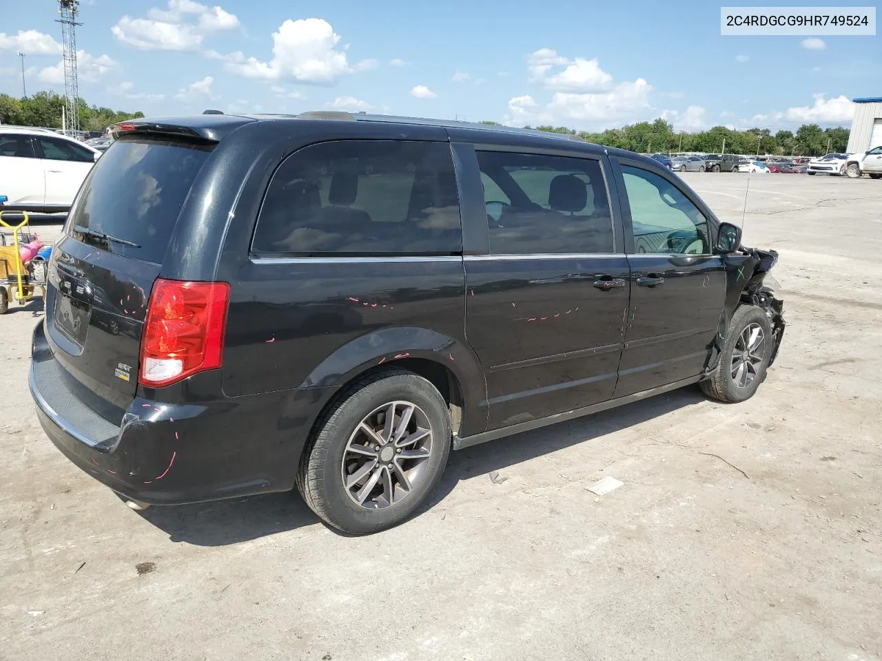 2C4RDGCG9HR749524 2017 Dodge Grand Caravan Sxt