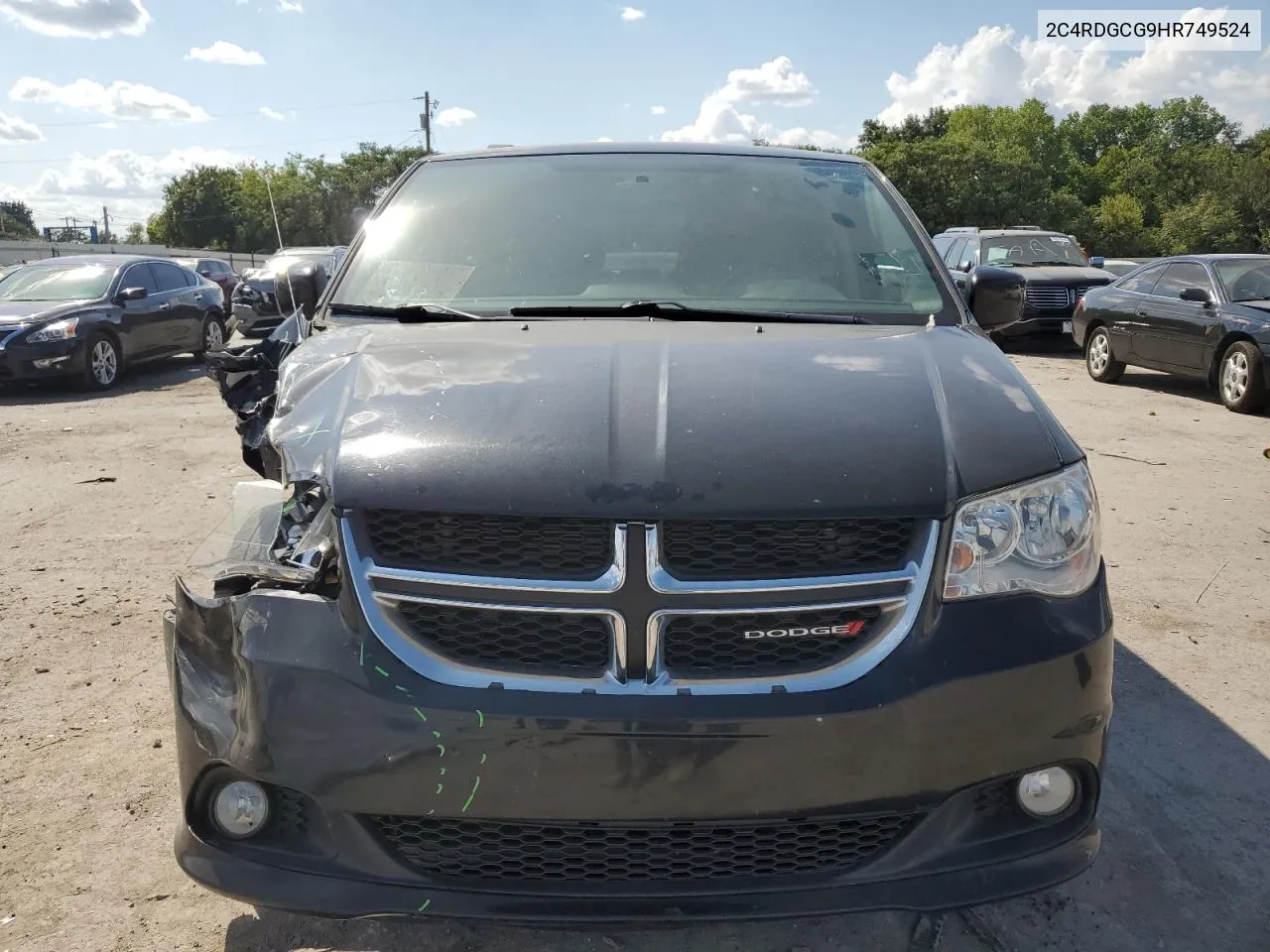 2017 Dodge Grand Caravan Sxt VIN: 2C4RDGCG9HR749524 Lot: 70750384