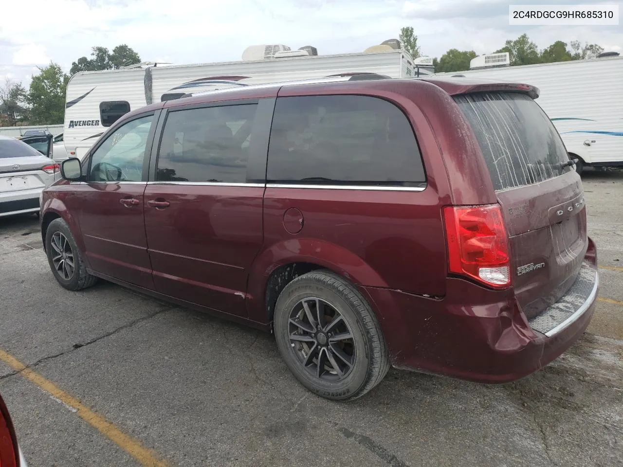 2017 Dodge Grand Caravan Sxt VIN: 2C4RDGCG9HR685310 Lot: 70851244