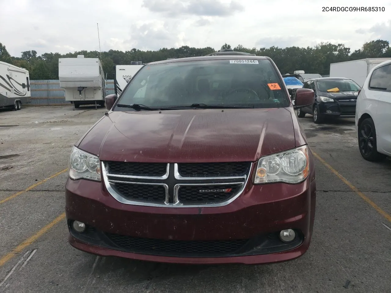 2C4RDGCG9HR685310 2017 Dodge Grand Caravan Sxt