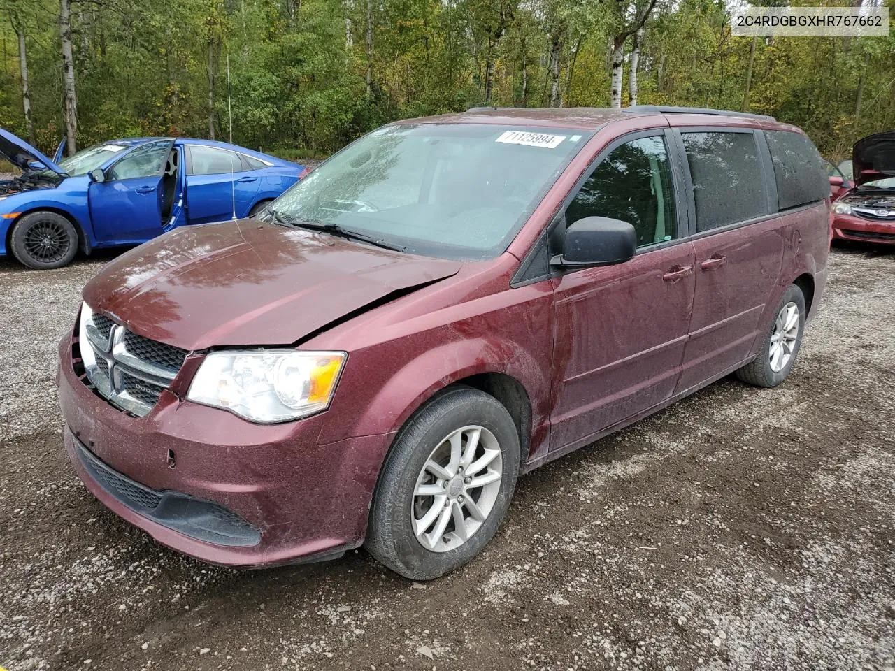 2017 Dodge Grand Caravan Se VIN: 2C4RDGBGXHR767662 Lot: 71125994