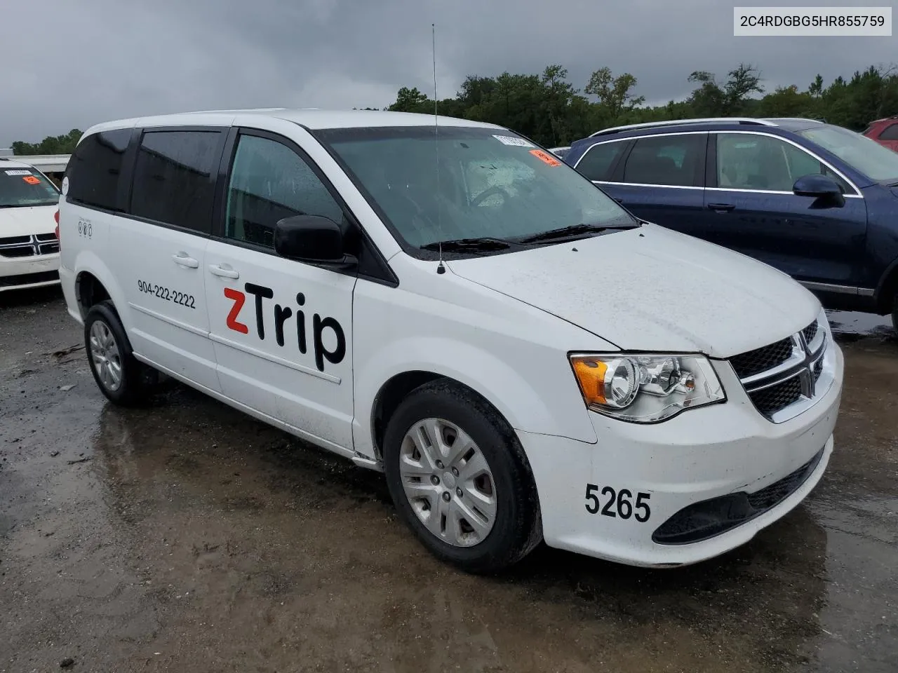 2017 Dodge Grand Caravan Se VIN: 2C4RDGBG5HR855759 Lot: 71197324