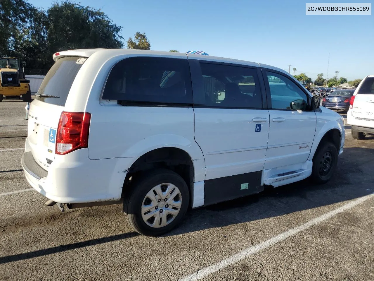 2017 Dodge Grand Caravan Se VIN: 2C7WDGBG0HR855089 Lot: 71225524