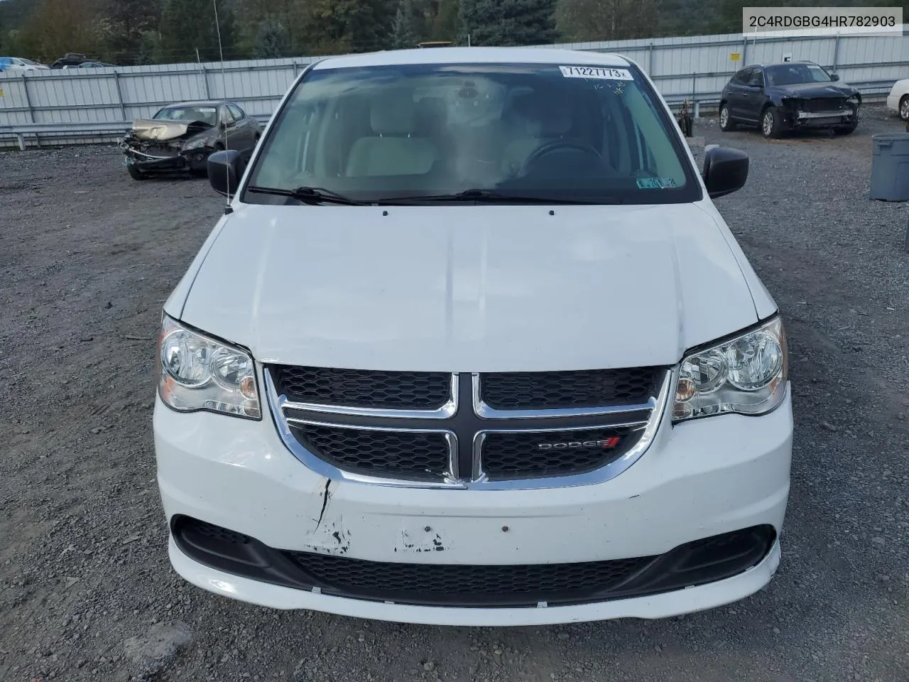 2017 Dodge Grand Caravan Se VIN: 2C4RDGBG4HR782903 Lot: 71227773