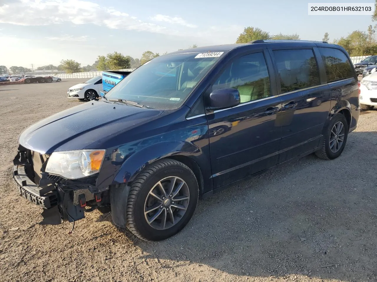 2017 Dodge Grand Caravan Se VIN: 2C4RDGBG1HR632103 Lot: 71259244