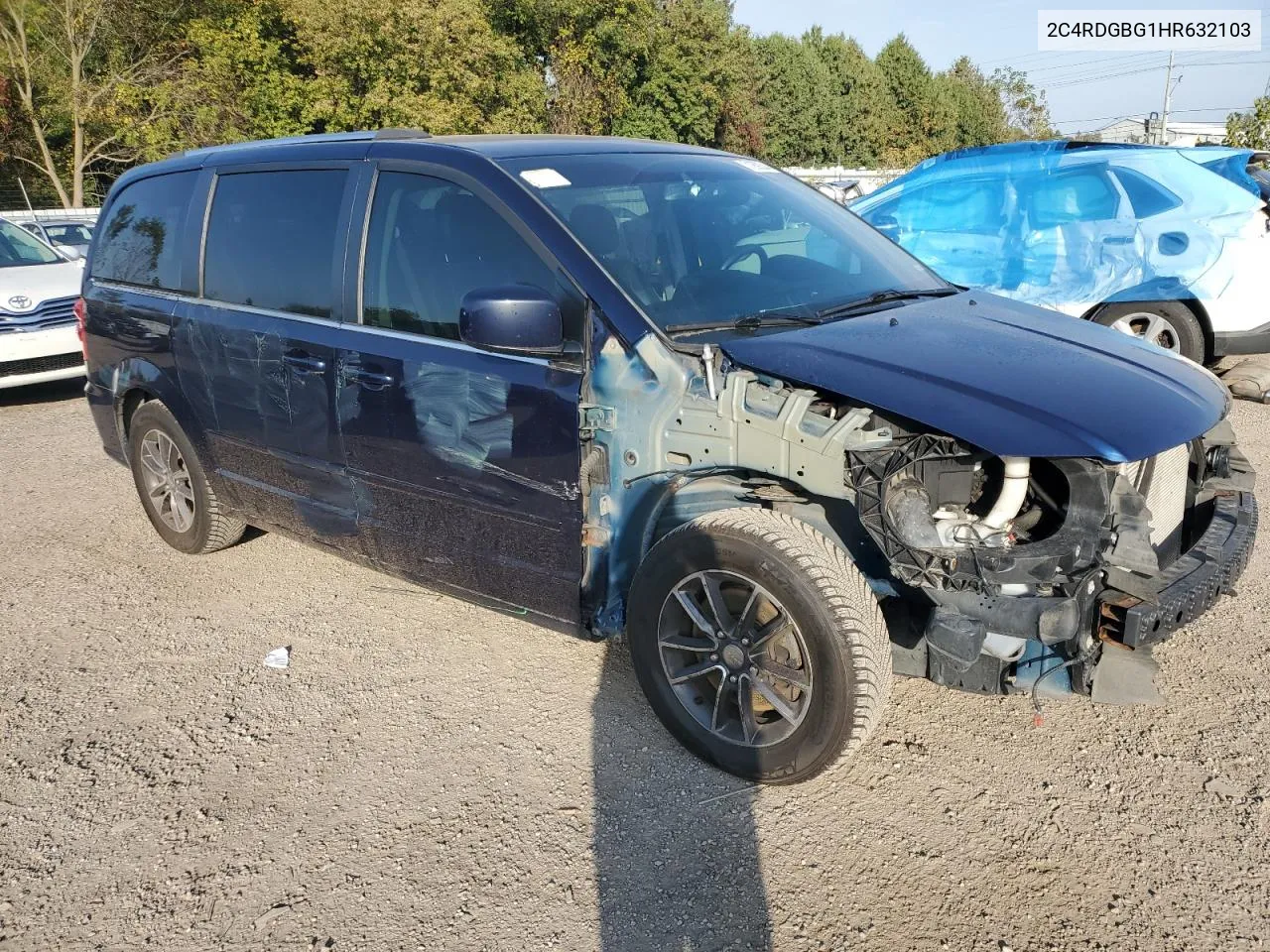 2017 Dodge Grand Caravan Se VIN: 2C4RDGBG1HR632103 Lot: 71259244