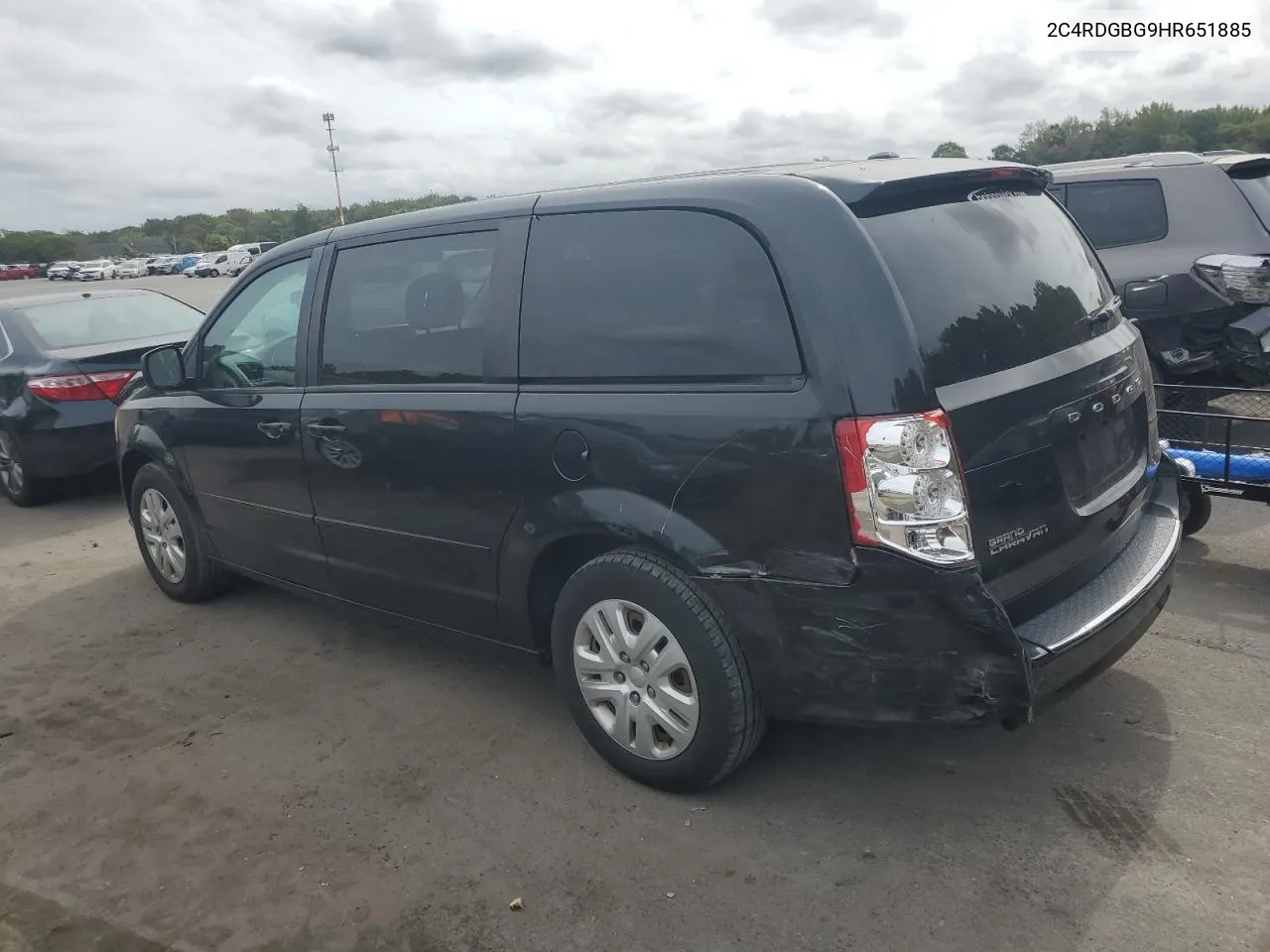 2017 Dodge Grand Caravan Se VIN: 2C4RDGBG9HR651885 Lot: 71284244