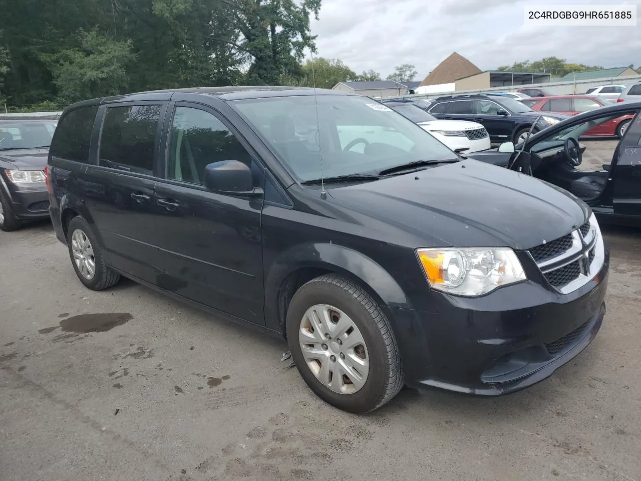 2017 Dodge Grand Caravan Se VIN: 2C4RDGBG9HR651885 Lot: 71284244