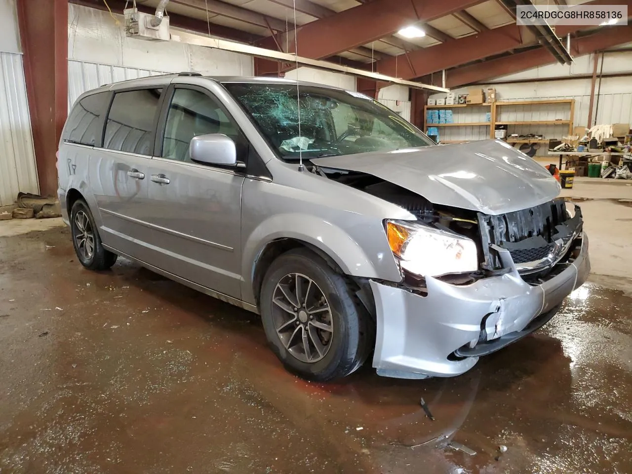 2C4RDGCG8HR858136 2017 Dodge Grand Caravan Sxt