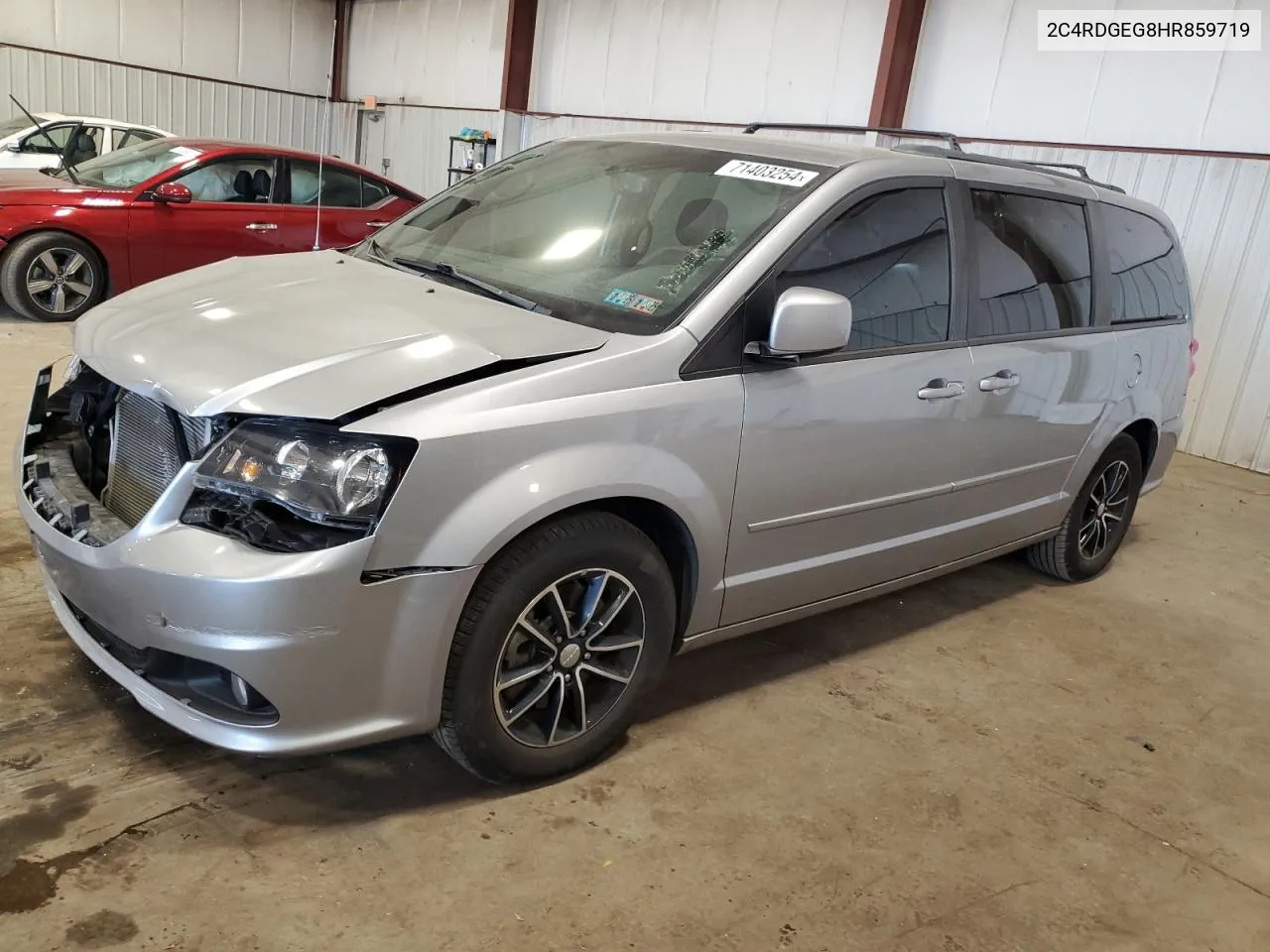 2017 Dodge Grand Caravan Gt VIN: 2C4RDGEG8HR859719 Lot: 71403254