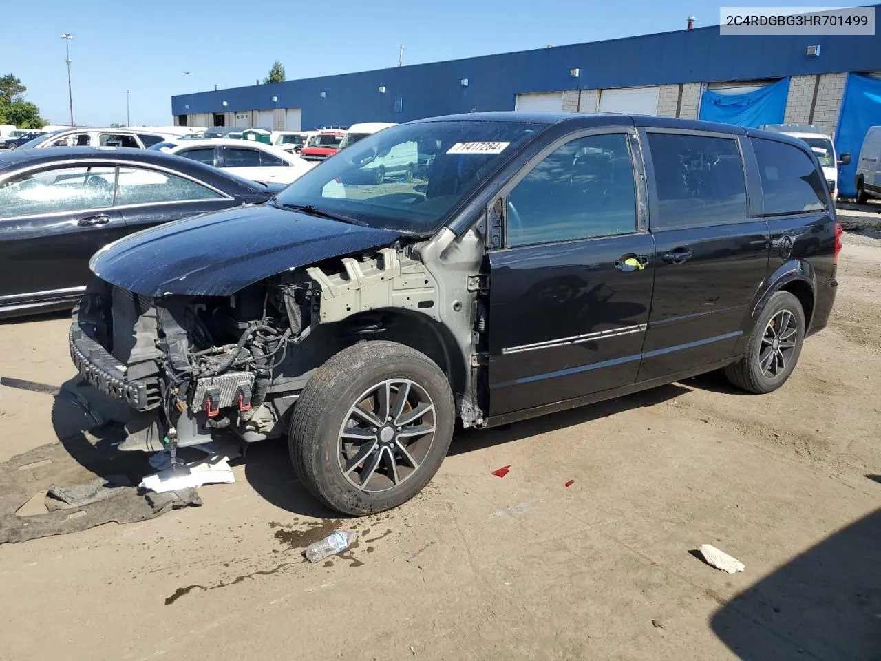 2017 Dodge Grand Caravan Se VIN: 2C4RDGBG3HR701499 Lot: 71417264