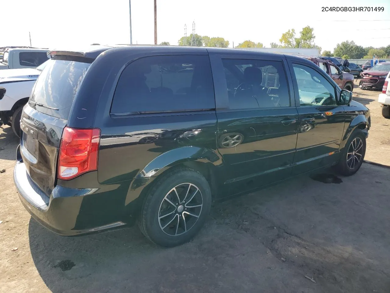 2017 Dodge Grand Caravan Se VIN: 2C4RDGBG3HR701499 Lot: 71417264