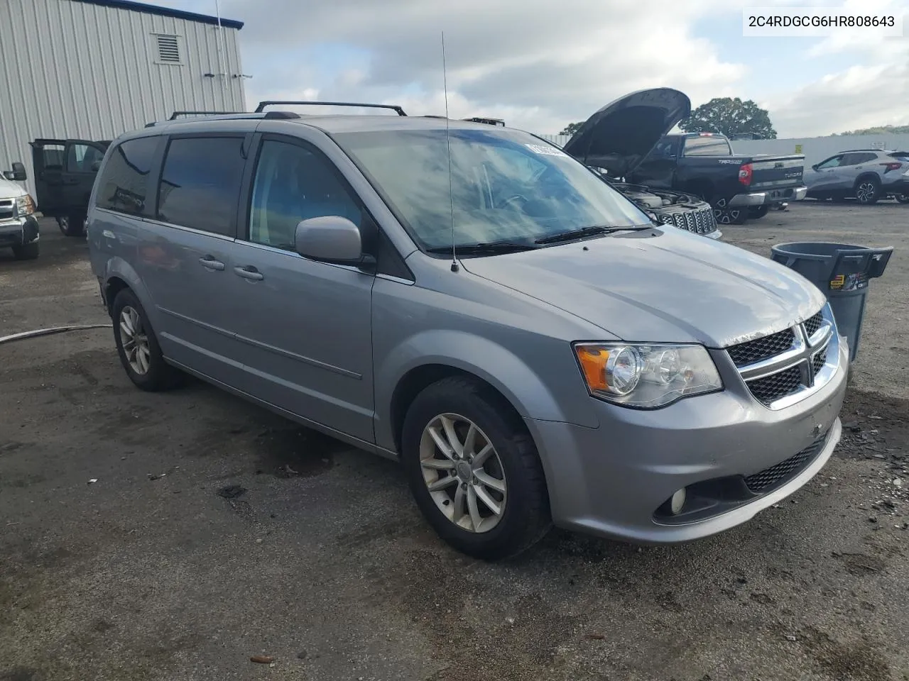 2017 Dodge Grand Caravan Sxt VIN: 2C4RDGCG6HR808643 Lot: 71601304