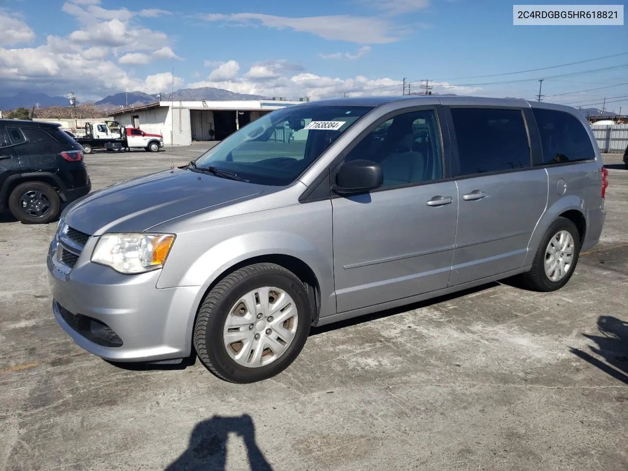 2017 Dodge Grand Caravan Se VIN: 2C4RDGBG5HR618821 Lot: 71638384