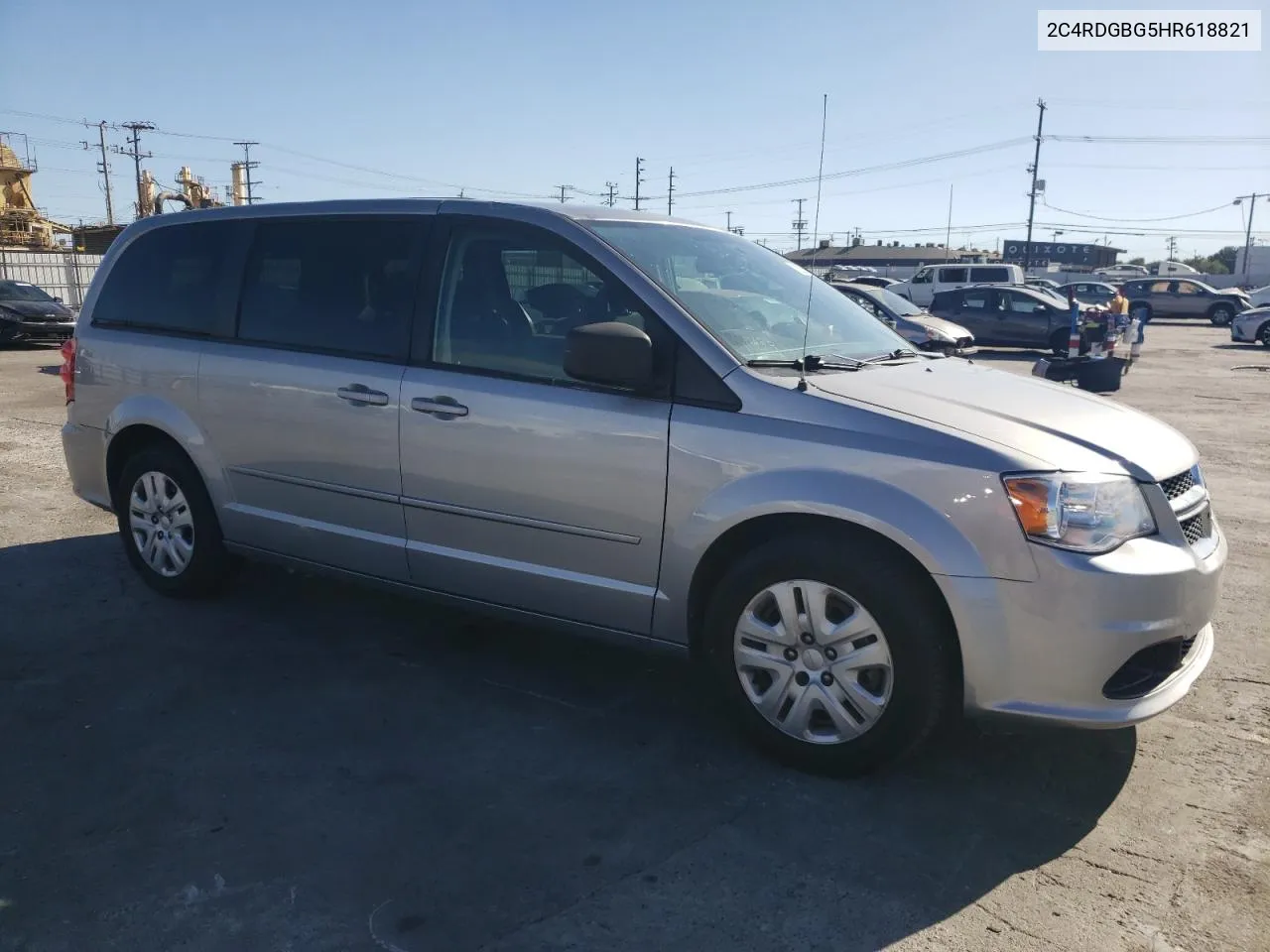 2017 Dodge Grand Caravan Se VIN: 2C4RDGBG5HR618821 Lot: 71638384