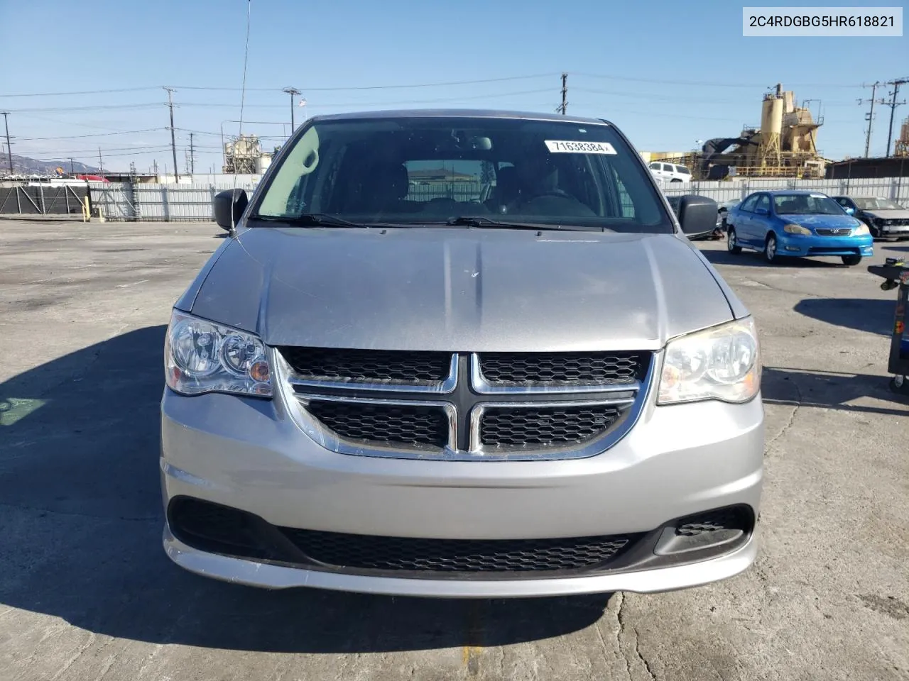 2017 Dodge Grand Caravan Se VIN: 2C4RDGBG5HR618821 Lot: 71638384