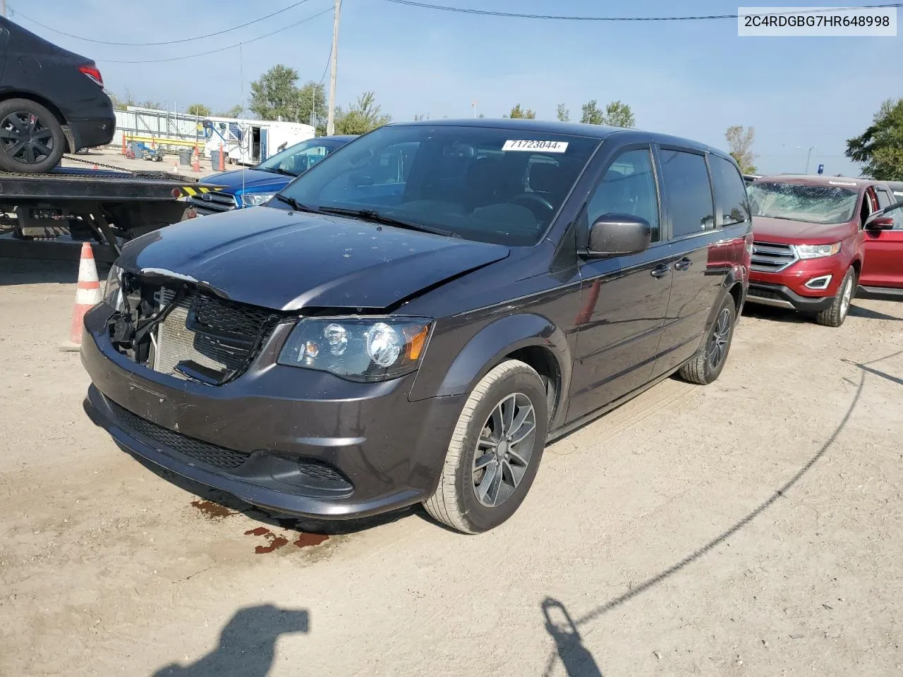 2017 Dodge Grand Caravan Se VIN: 2C4RDGBG7HR648998 Lot: 71723044