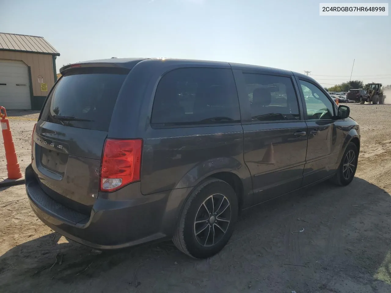 2017 Dodge Grand Caravan Se VIN: 2C4RDGBG7HR648998 Lot: 71723044