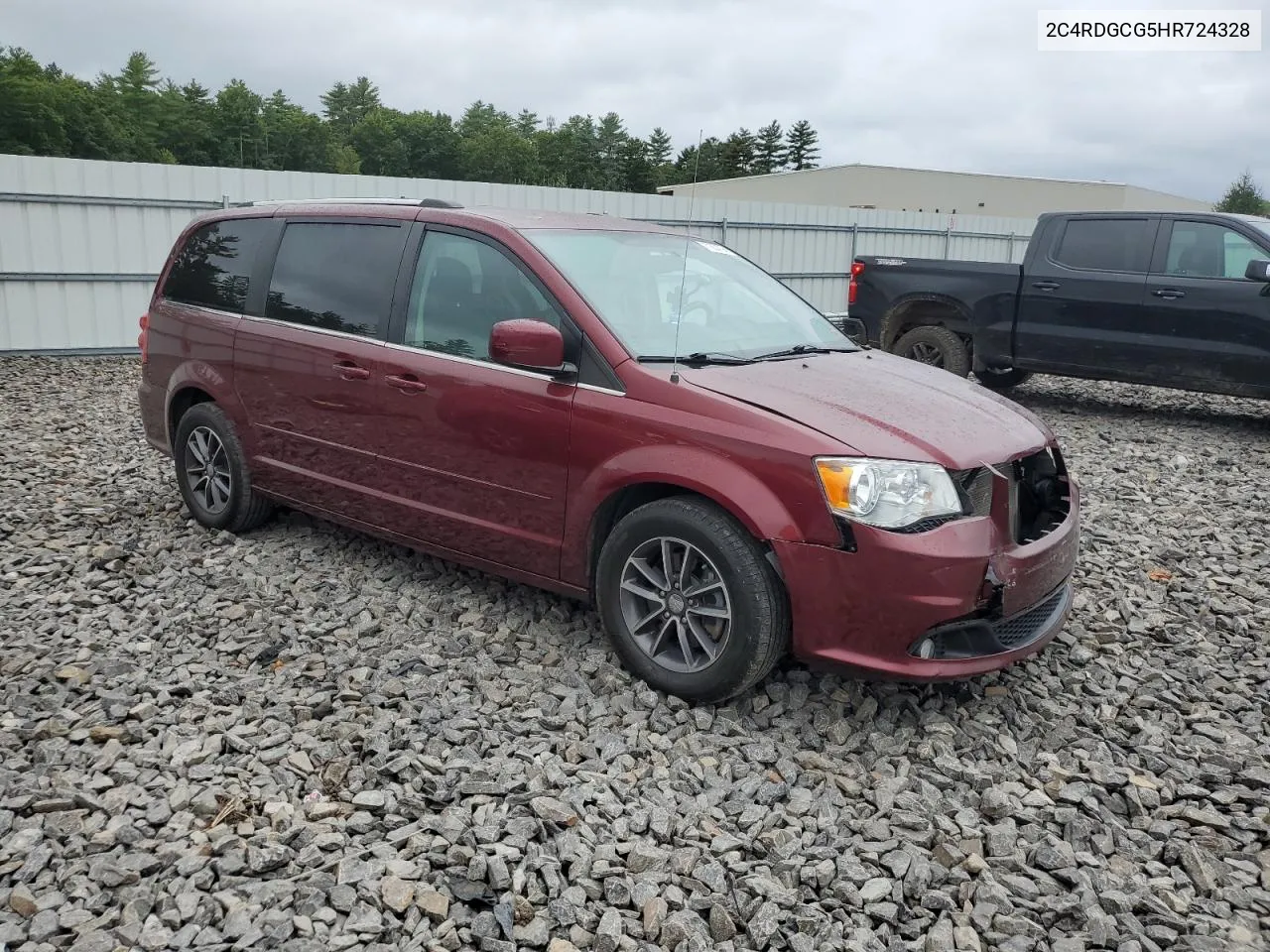 2017 Dodge Grand Caravan Sxt VIN: 2C4RDGCG5HR724328 Lot: 71854794