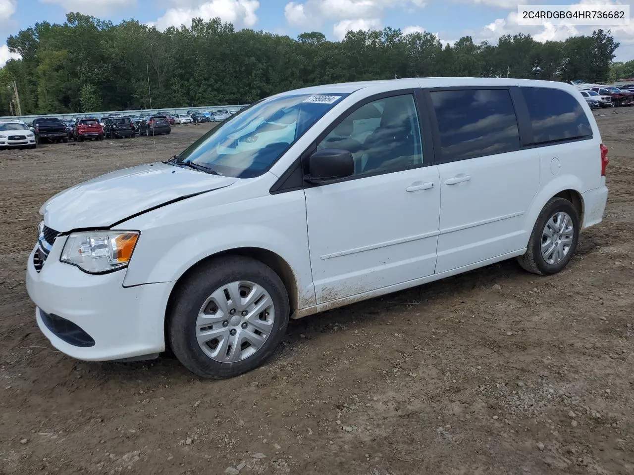 2017 Dodge Grand Caravan Se VIN: 2C4RDGBG4HR736682 Lot: 71990654