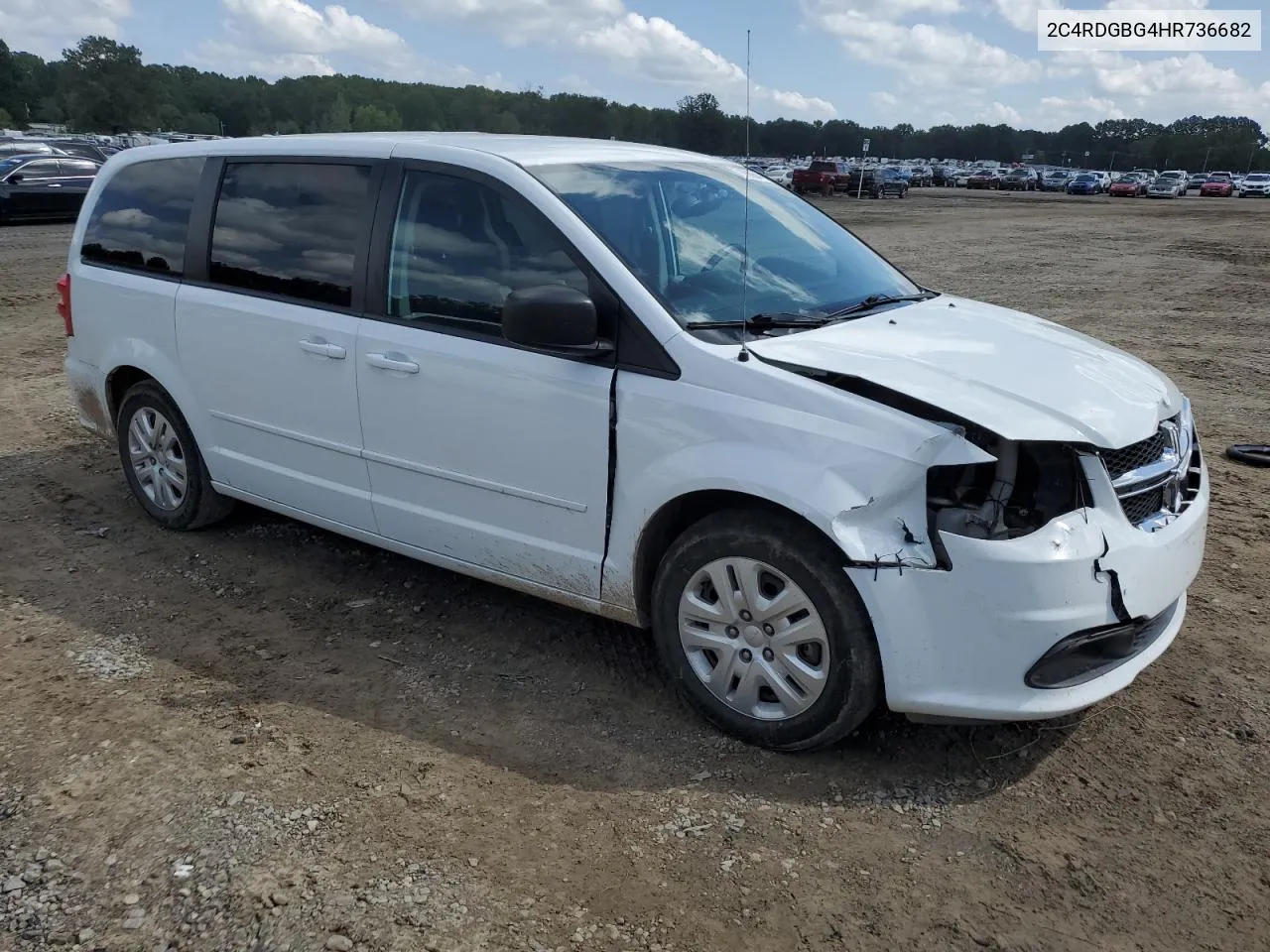 2017 Dodge Grand Caravan Se VIN: 2C4RDGBG4HR736682 Lot: 71990654