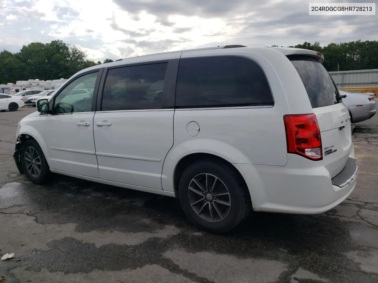 2017 Dodge Grand Caravan Sxt VIN: 2C4RDGCG8HR728213 Lot: 72017724