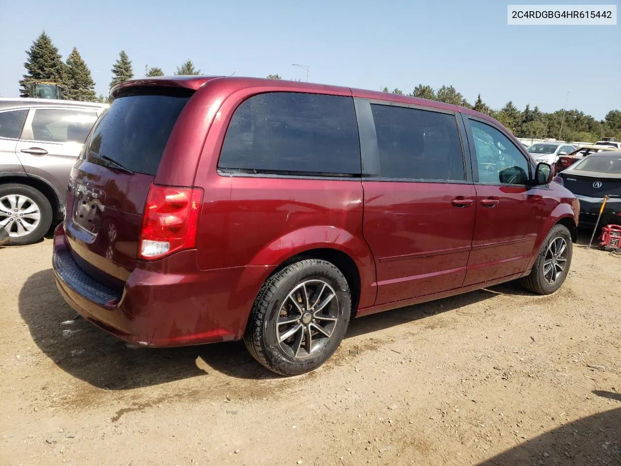 2C4RDGBG4HR615442 2017 Dodge Grand Caravan Se