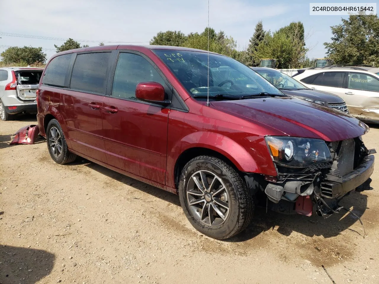 2017 Dodge Grand Caravan Se VIN: 2C4RDGBG4HR615442 Lot: 72198084