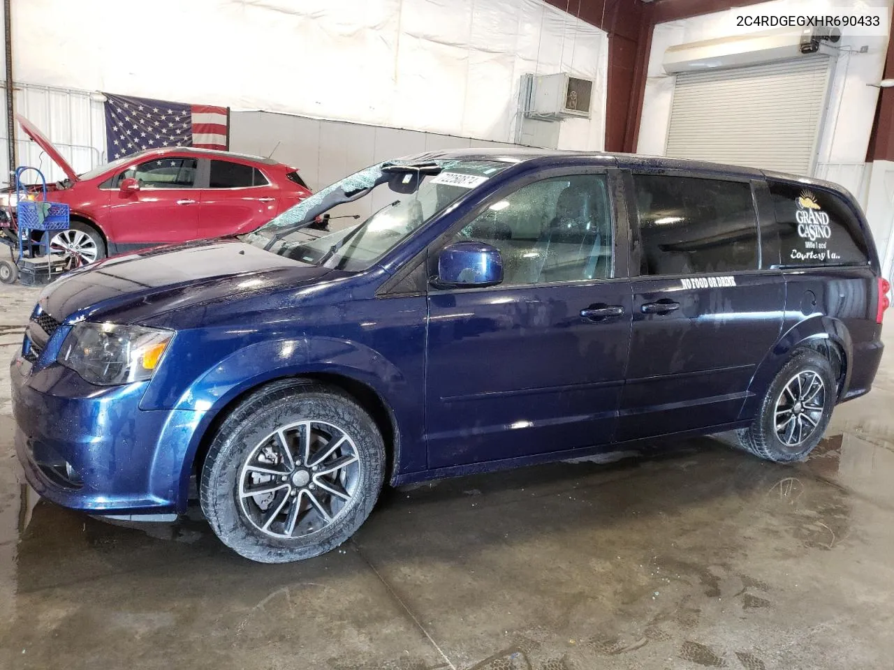 2017 Dodge Grand Caravan Gt VIN: 2C4RDGEGXHR690433 Lot: 72250874