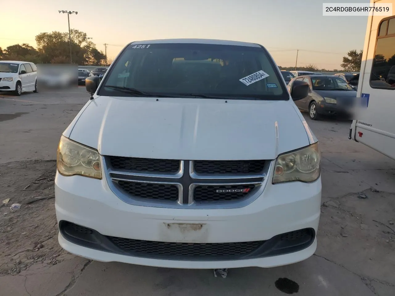 2C4RDGBG6HR776519 2017 Dodge Grand Caravan Se