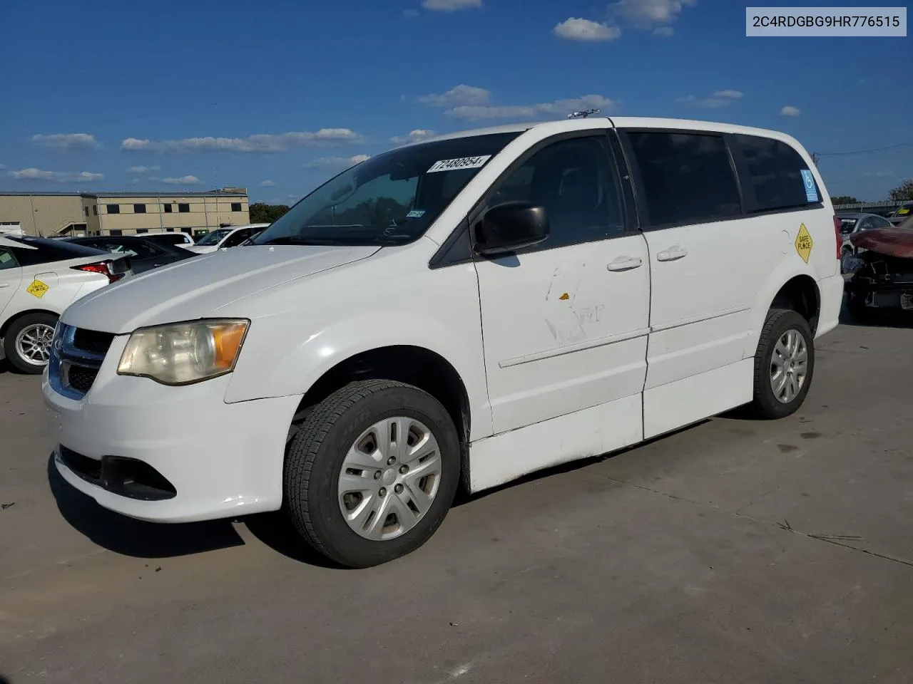 2017 Dodge Grand Caravan Se VIN: 2C4RDGBG9HR776515 Lot: 72480954