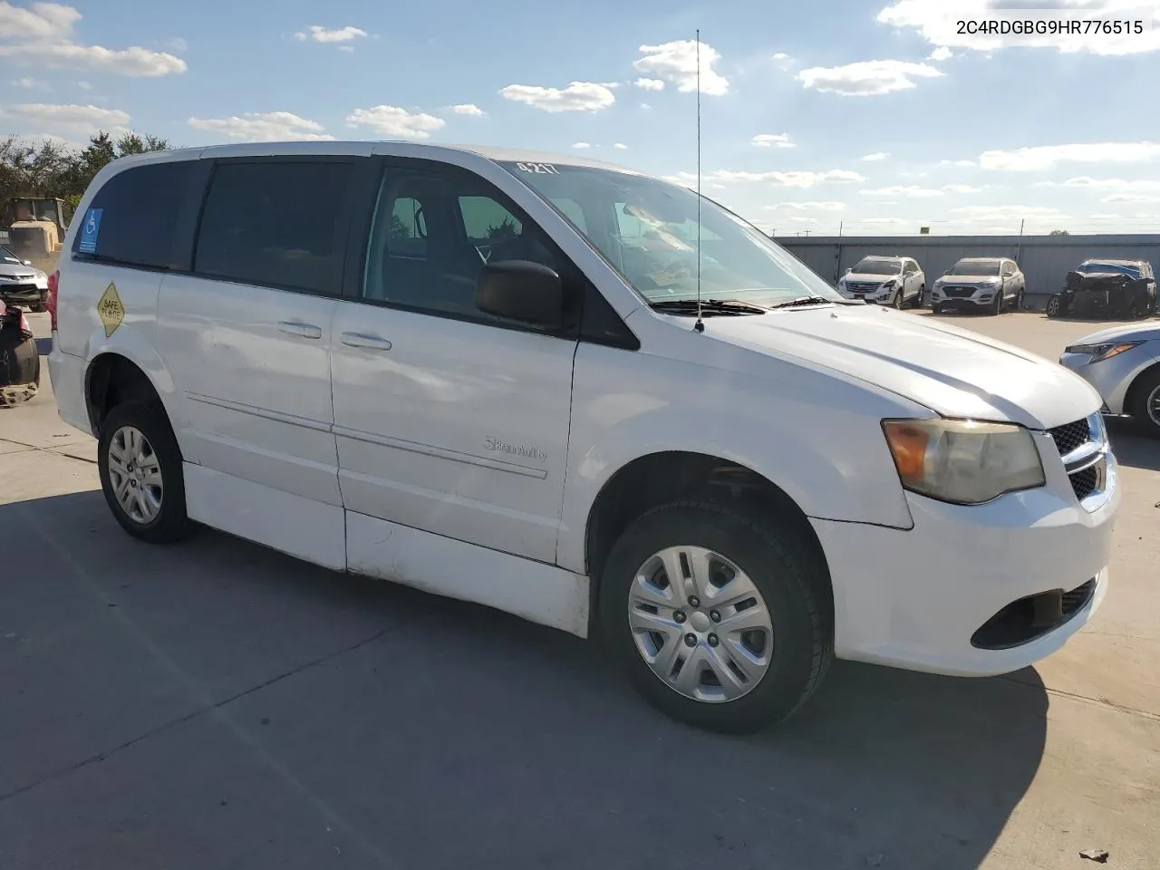 2017 Dodge Grand Caravan Se VIN: 2C4RDGBG9HR776515 Lot: 72480954