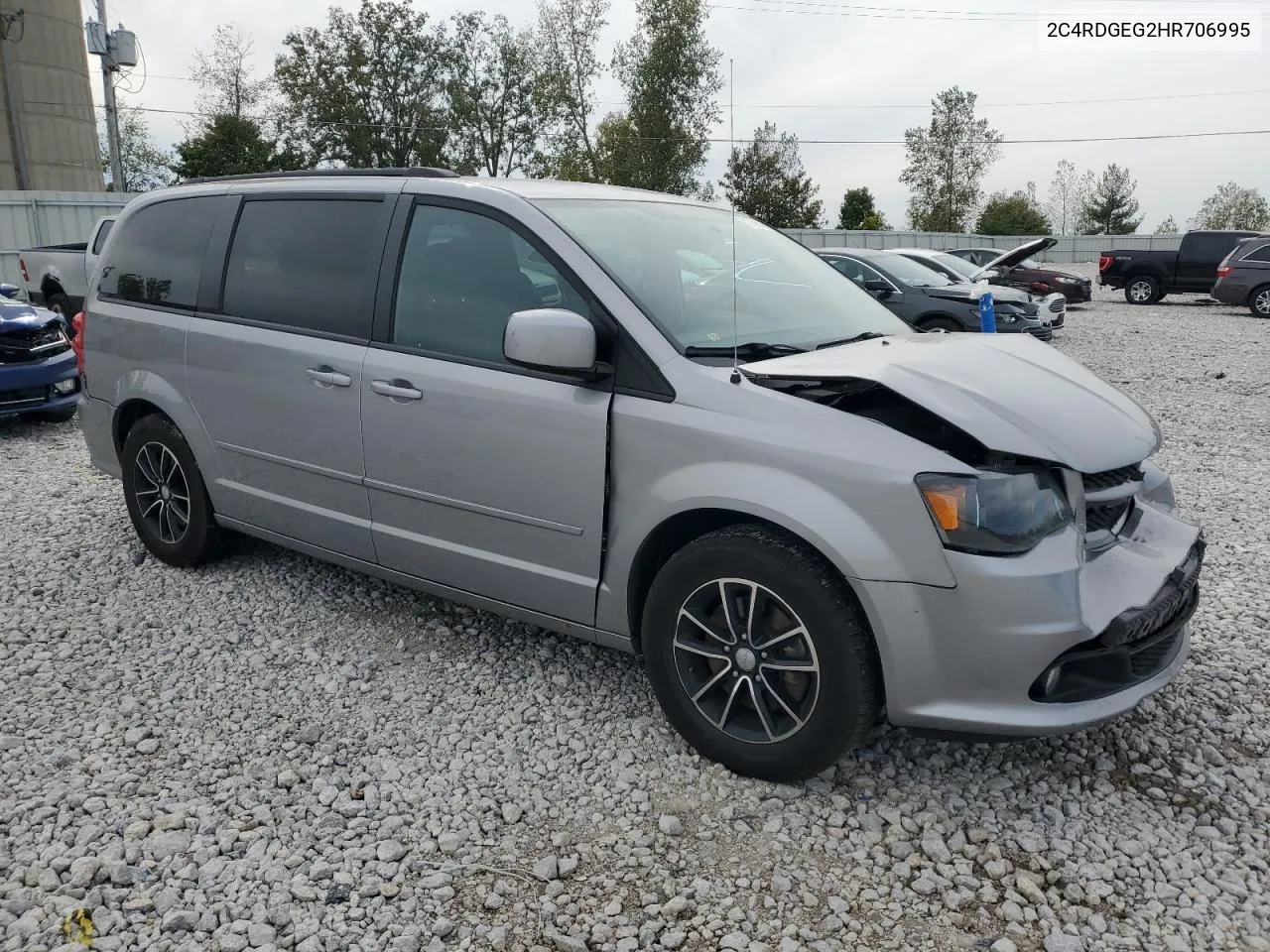 2017 Dodge Grand Caravan Gt VIN: 2C4RDGEG2HR706995 Lot: 72790614