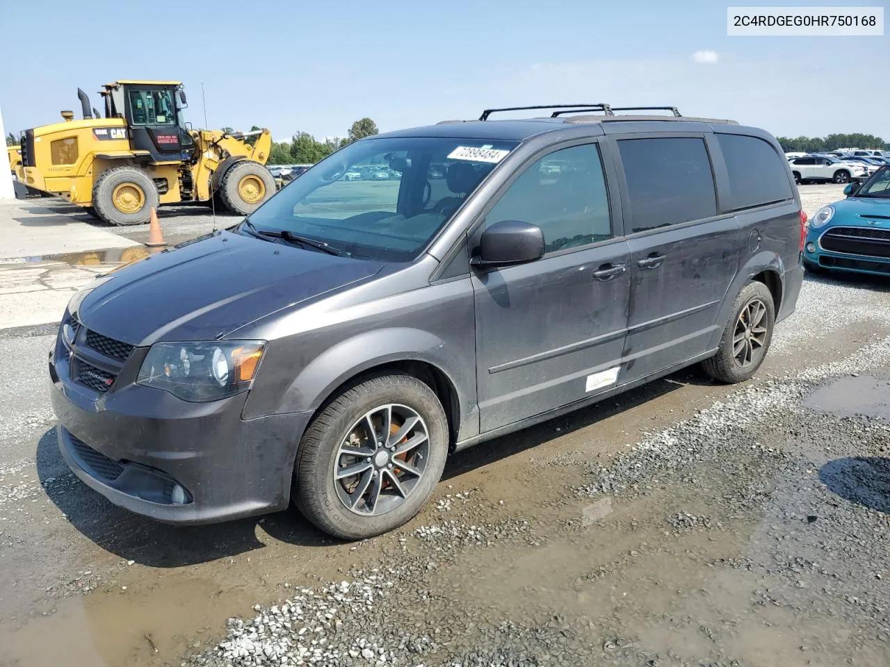 2017 Dodge Grand Caravan Gt VIN: 2C4RDGEG0HR750168 Lot: 72898484