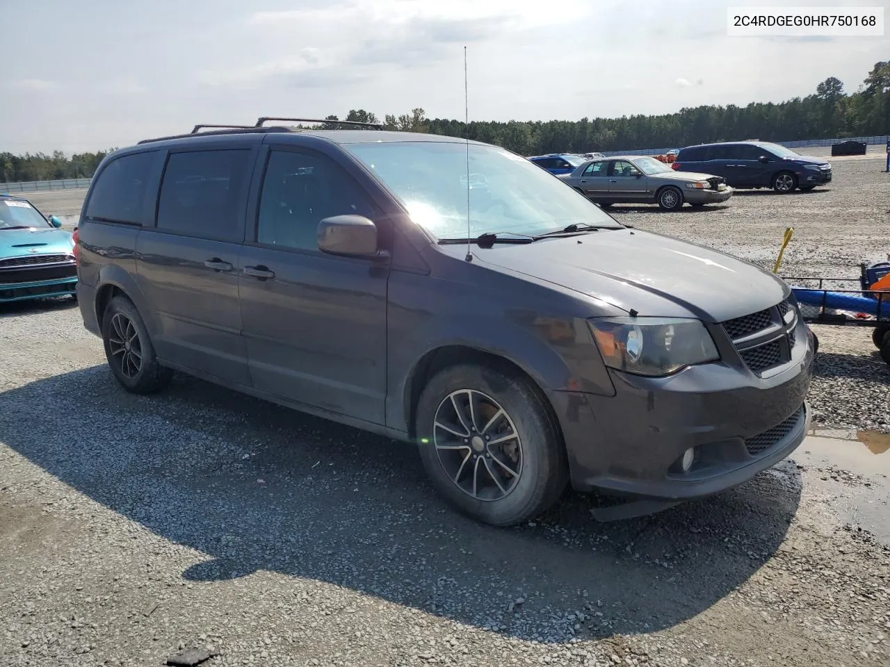 2017 Dodge Grand Caravan Gt VIN: 2C4RDGEG0HR750168 Lot: 72898484