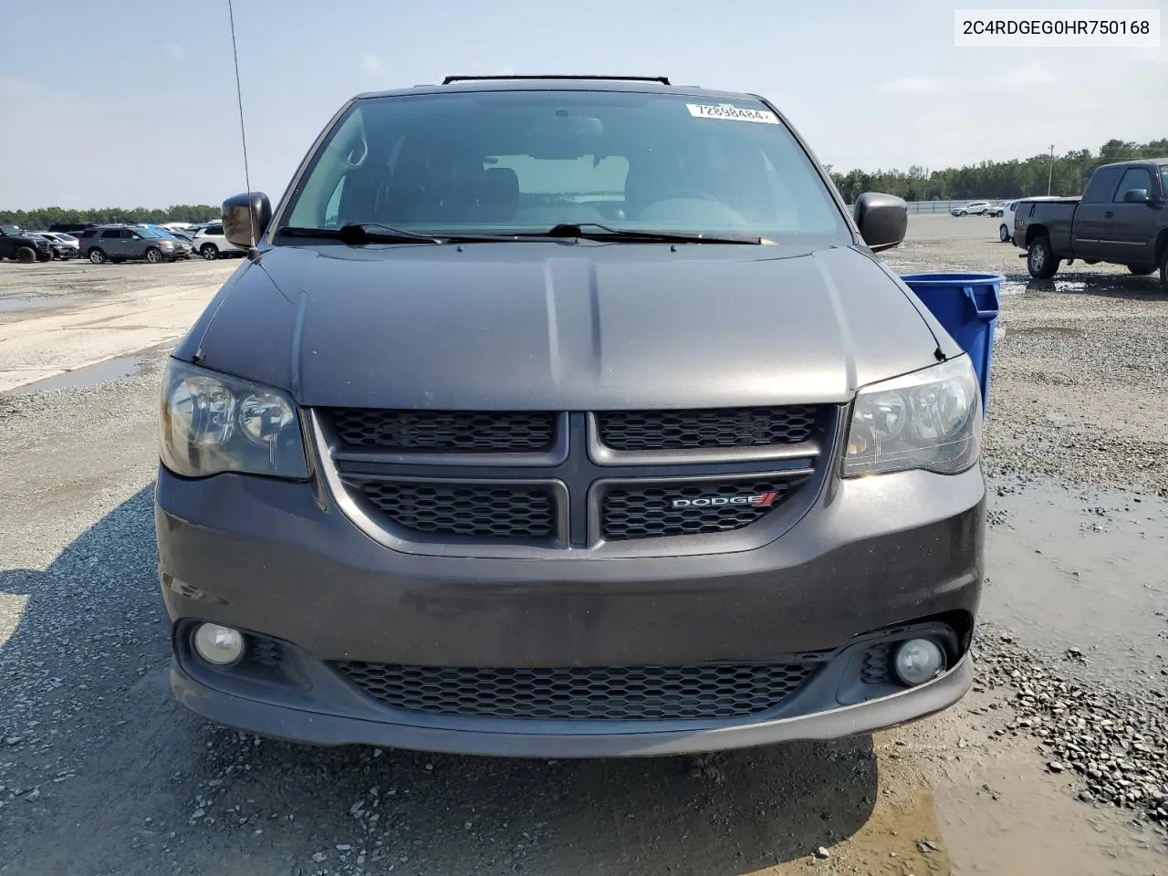 2C4RDGEG0HR750168 2017 Dodge Grand Caravan Gt