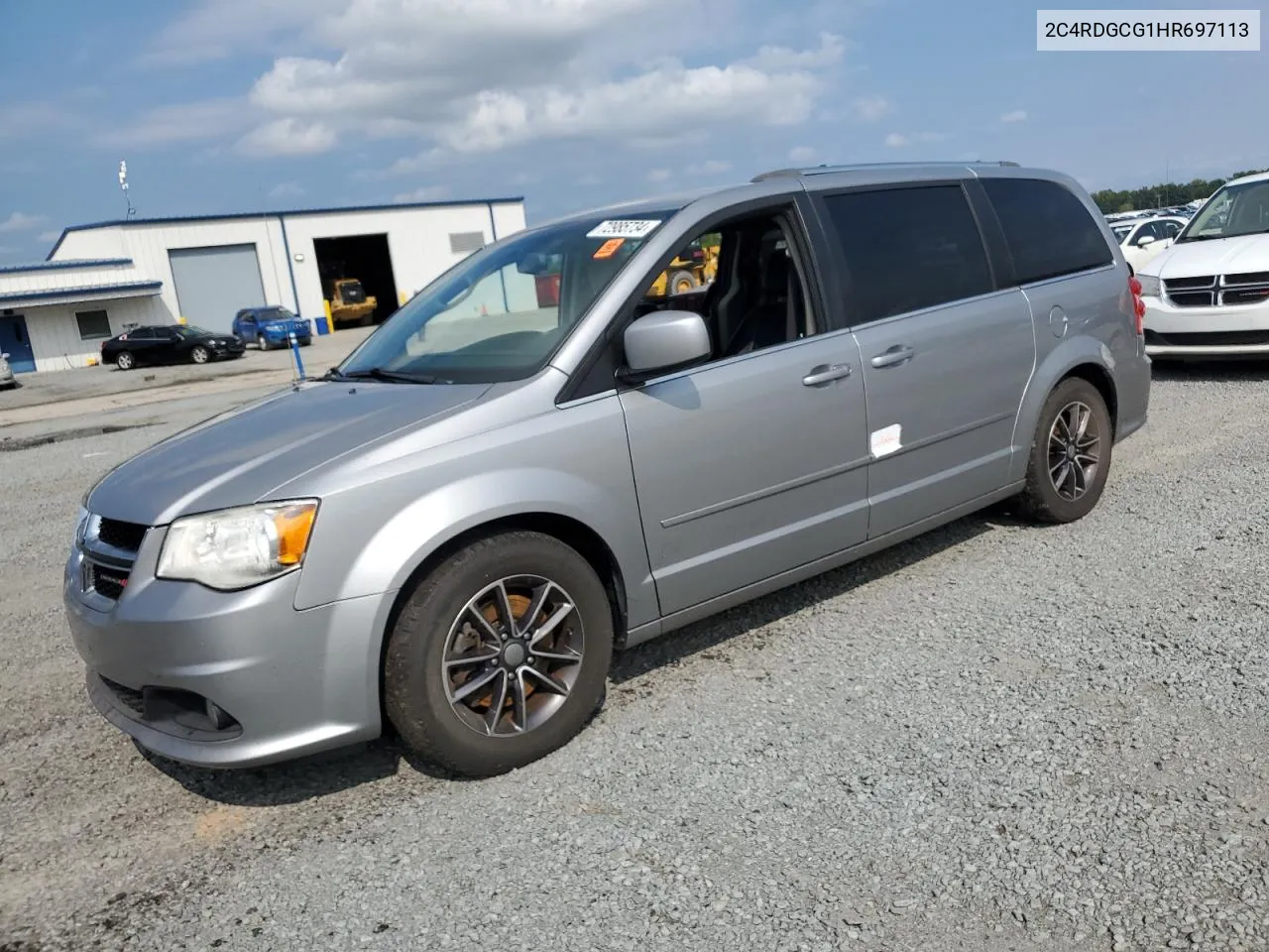 2017 Dodge Grand Caravan Sxt VIN: 2C4RDGCG1HR697113 Lot: 72985734