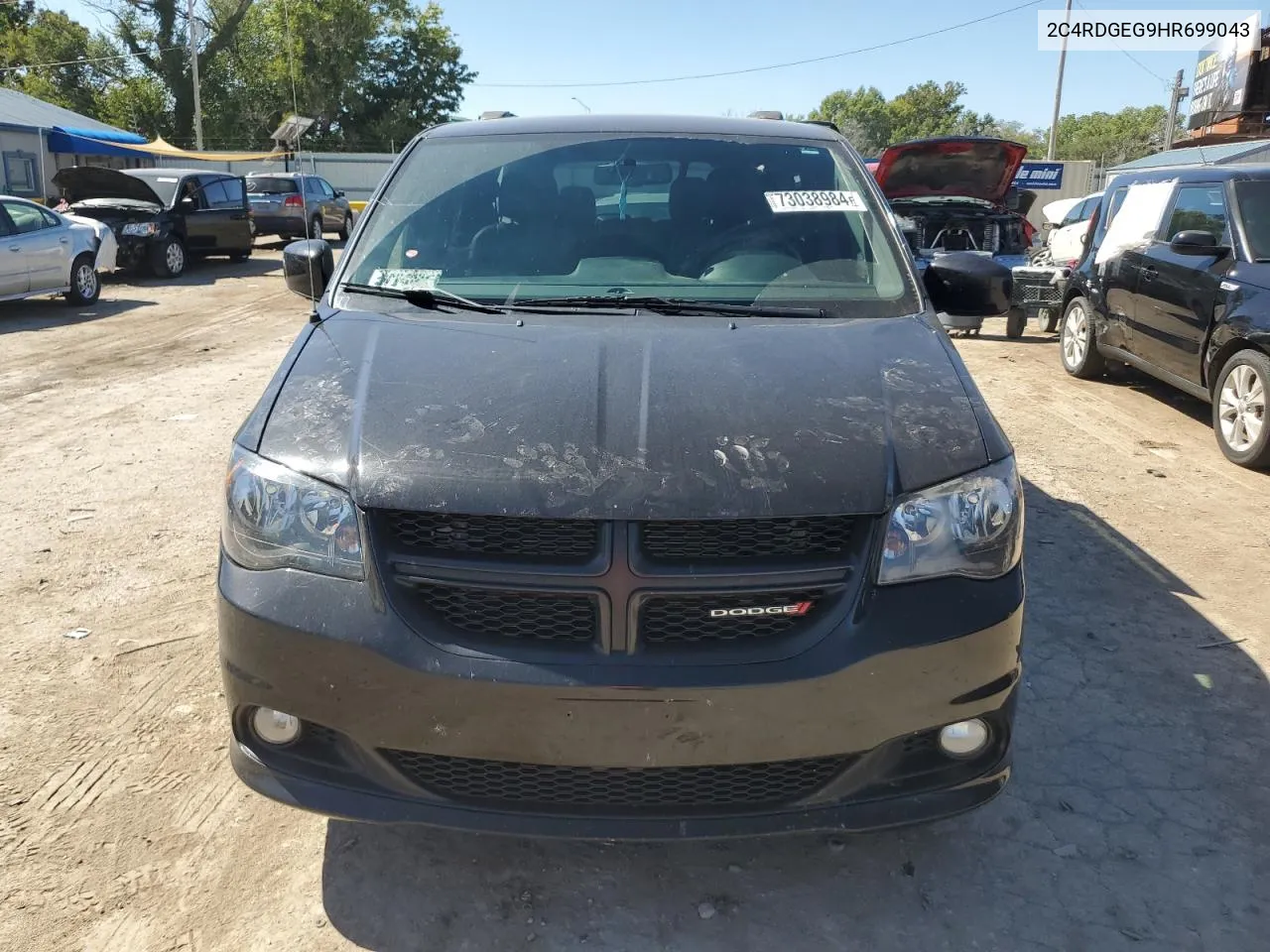 2017 Dodge Grand Caravan Gt VIN: 2C4RDGEG9HR699043 Lot: 73038984