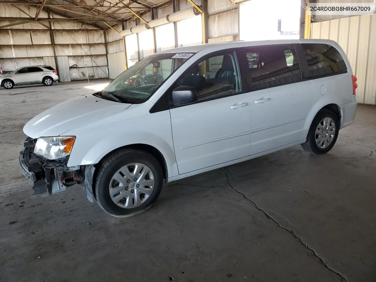 2017 Dodge Grand Caravan Se VIN: 2C4RDGBG8HR667009 Lot: 73159504