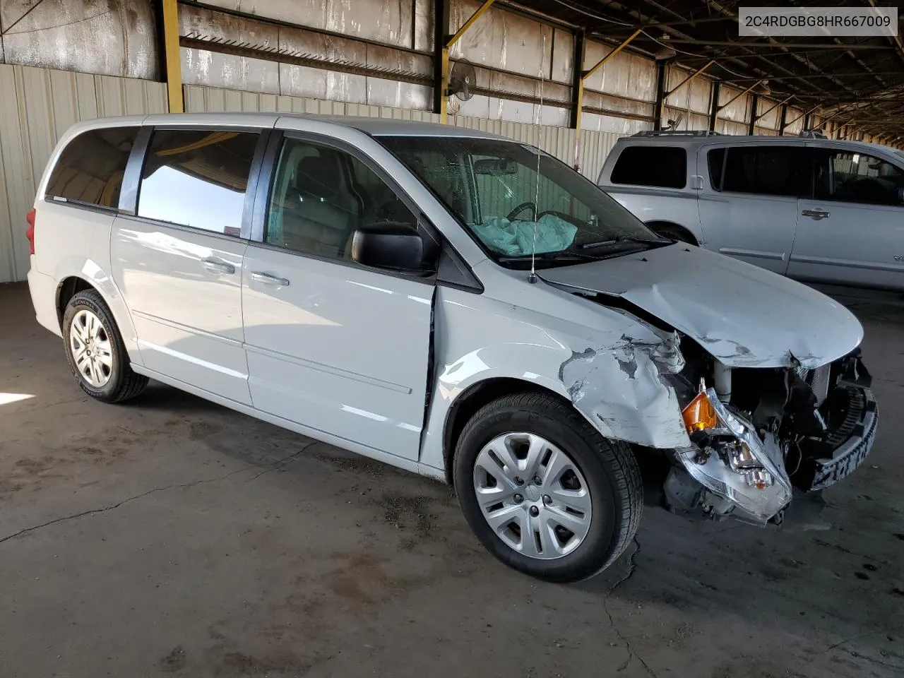 2017 Dodge Grand Caravan Se VIN: 2C4RDGBG8HR667009 Lot: 73159504