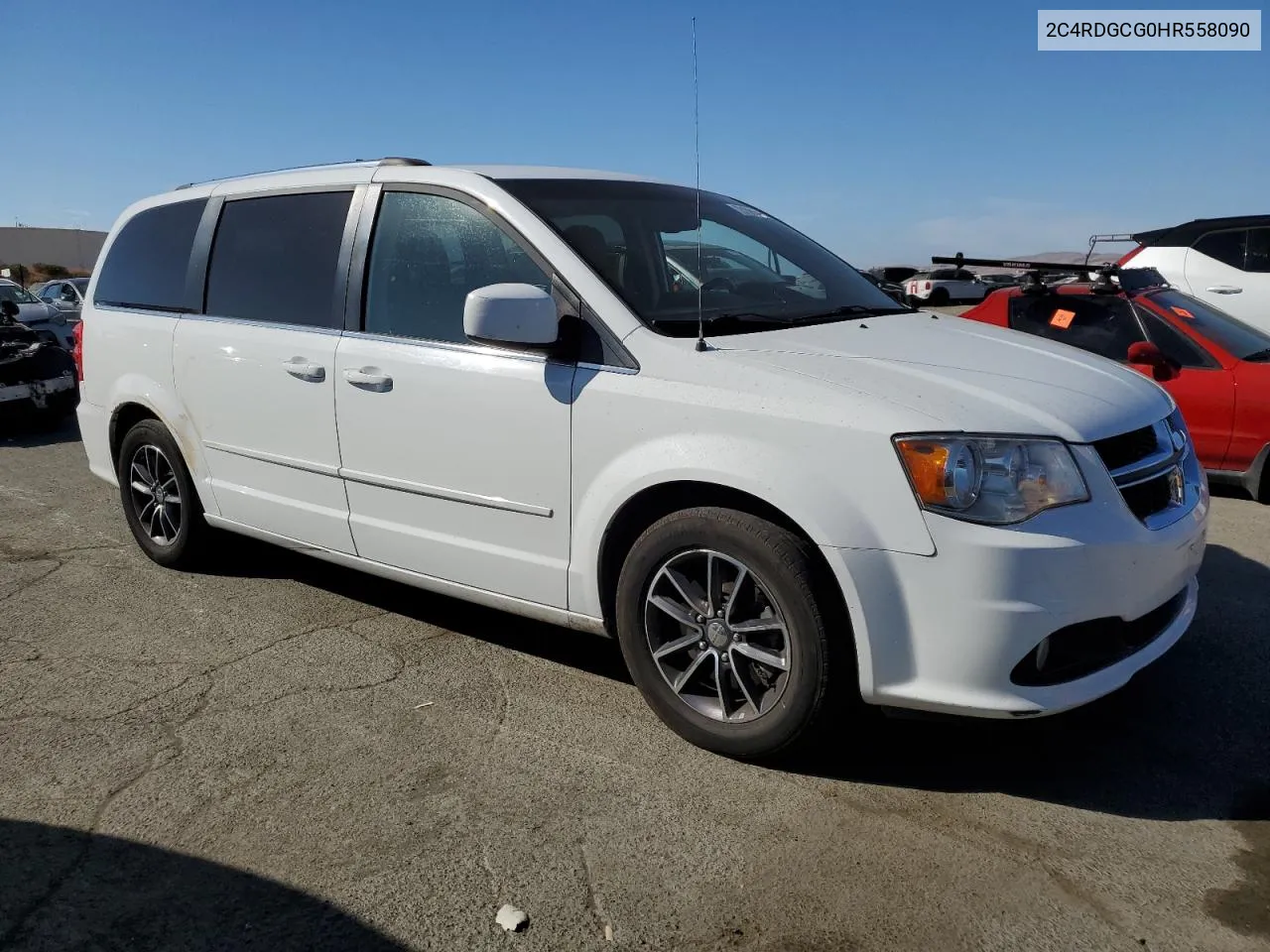 2017 Dodge Grand Caravan Sxt VIN: 2C4RDGCG0HR558090 Lot: 73159854