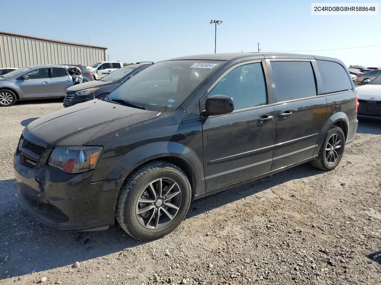 2017 Dodge Grand Caravan Se VIN: 2C4RDGBG8HR588648 Lot: 73163854