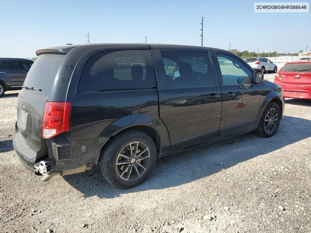 2017 Dodge Grand Caravan Se VIN: 2C4RDGBG8HR588648 Lot: 73163854