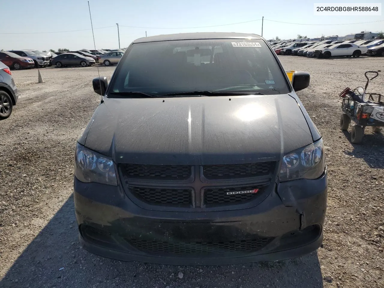 2017 Dodge Grand Caravan Se VIN: 2C4RDGBG8HR588648 Lot: 73163854