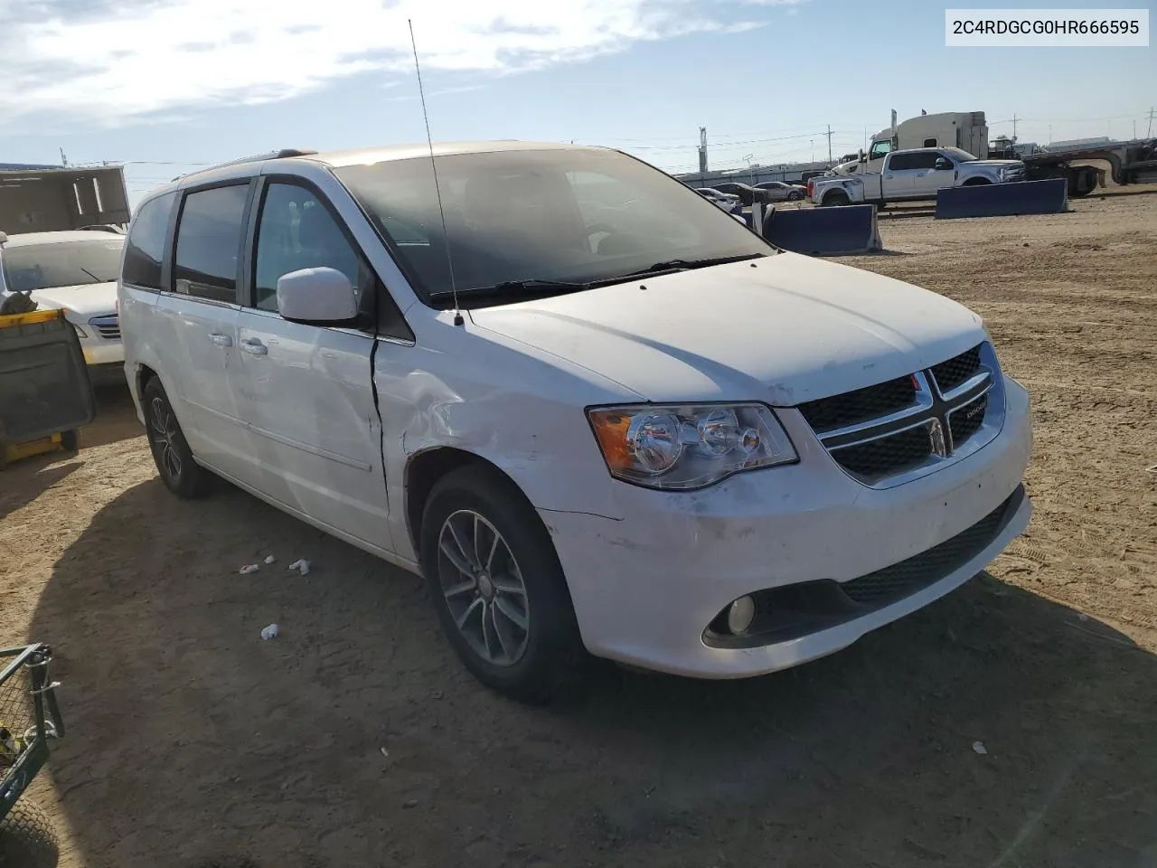 2017 Dodge Grand Caravan Sxt VIN: 2C4RDGCG0HR666595 Lot: 73238554