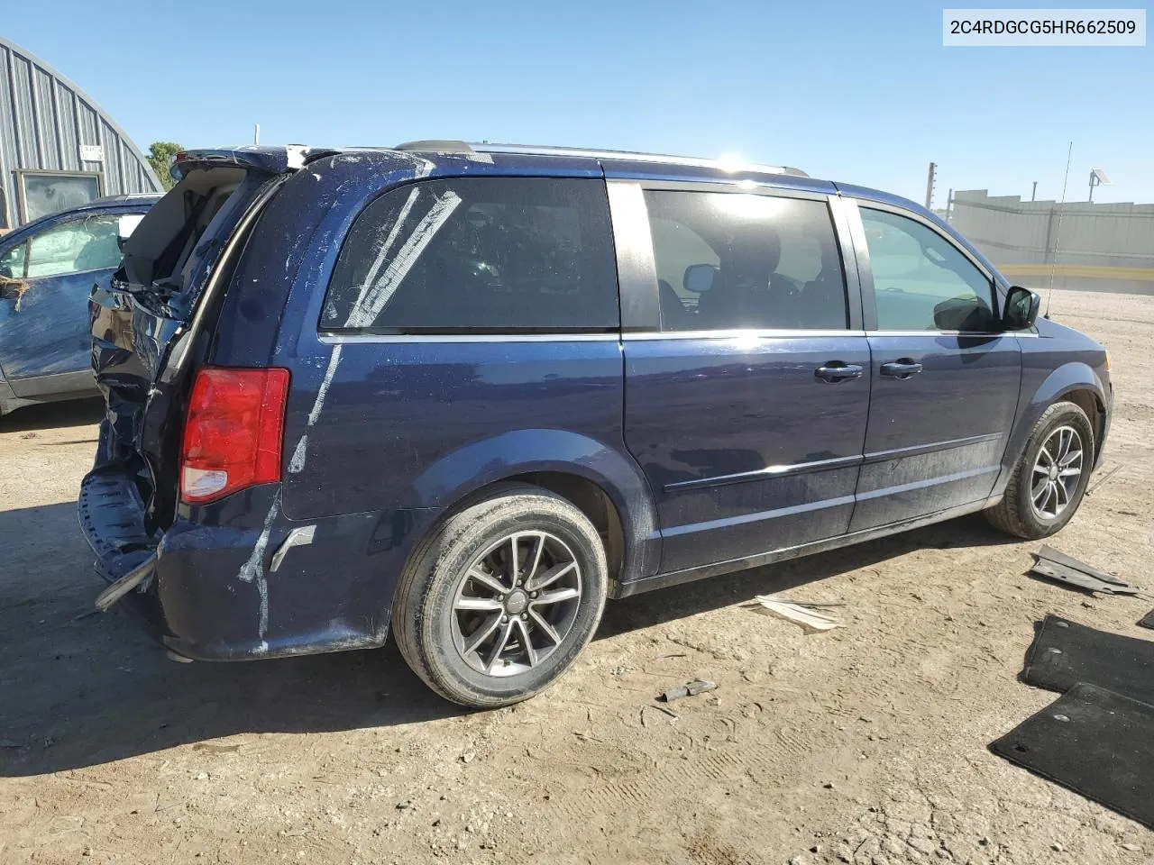 2017 Dodge Grand Caravan Sxt VIN: 2C4RDGCG5HR662509 Lot: 73329084