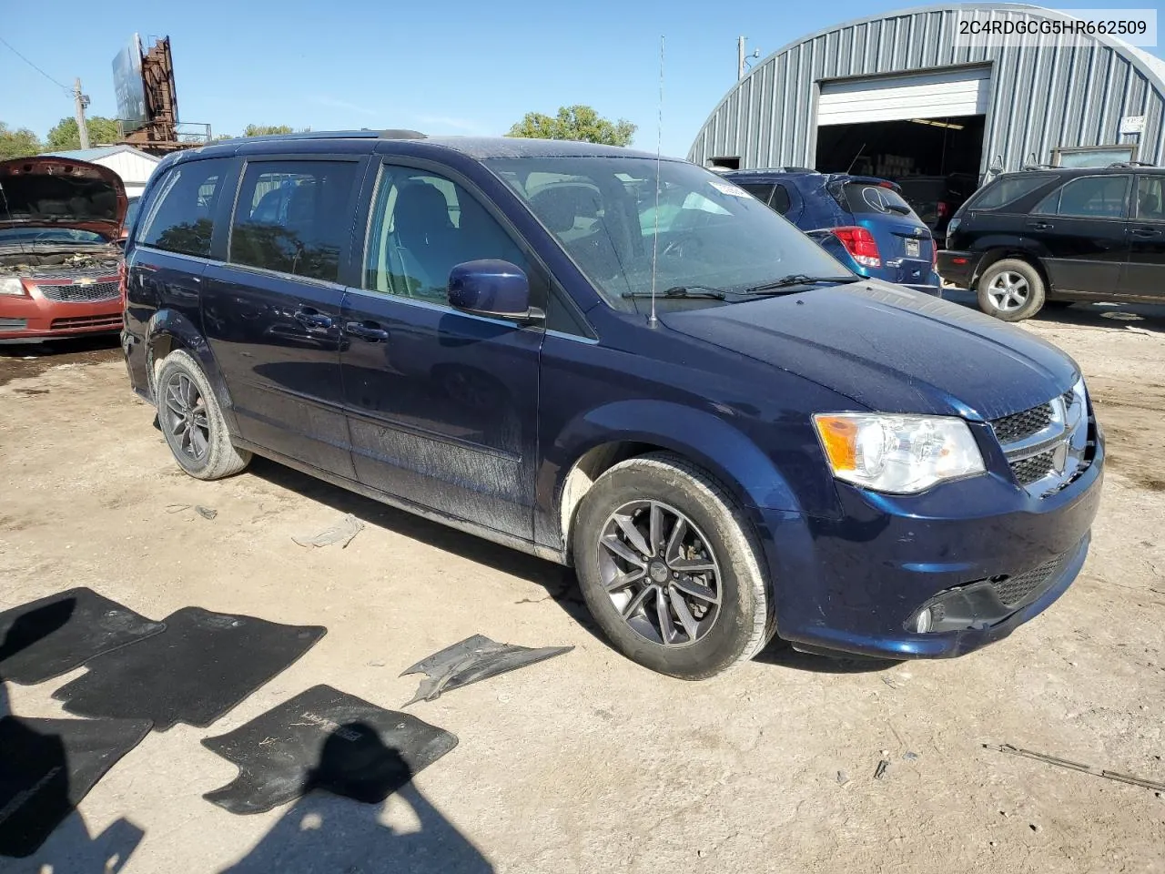 2017 Dodge Grand Caravan Sxt VIN: 2C4RDGCG5HR662509 Lot: 73329084